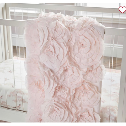 Monique Lhuillier Rosette Baby Quilt | Pottery Barn Kids