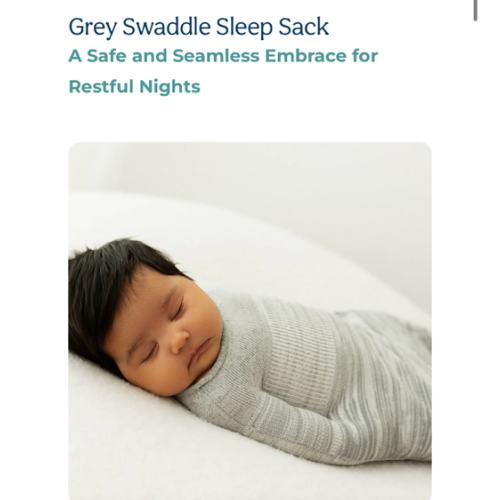 Grey Swaddle Sleep Sack – Swaddelini