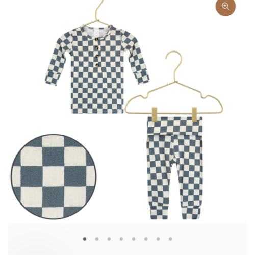 Lou Lou Miles Top + Bottoms. Size 0-3 months