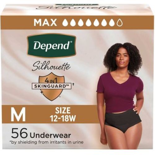 Depend Silhouette Women's MEDIUM Postpartum & Incontinence Disposable Underwear