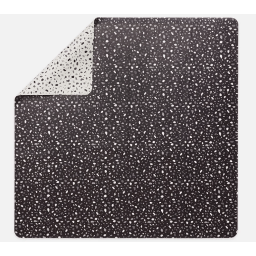 Lalo Splat Mat - Black & White Terrazzo