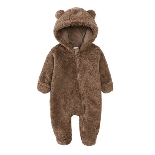 Cute Bear Winter Long Sleeves Romper