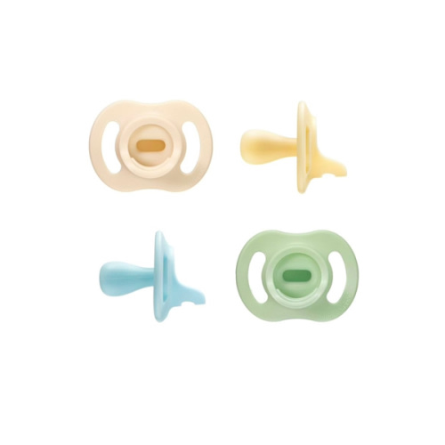 Tommee Tippee Ultra-Light StayPut Pacifier, One-Piece Silicone Design, 0-6m, 4 Pack