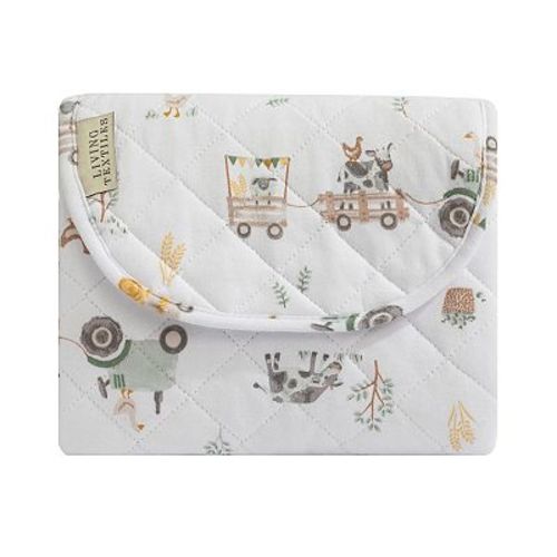 Living Textiles Baby Waterproof Tractor Ride Travel Change Mat