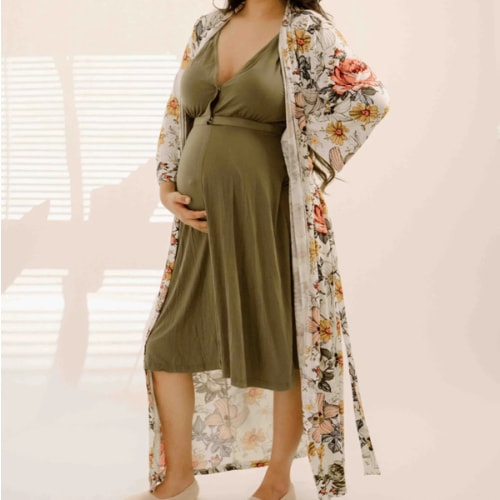 Robes in Vintage Floral – Lila