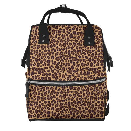 Defioc Leopard Printed for Baby Diaper Bag Backpack - Baby Bag for Boys & Girls - Diaper Backpack - Large Travel Diaper Bags- Baby Registry Search & Shower Gifts