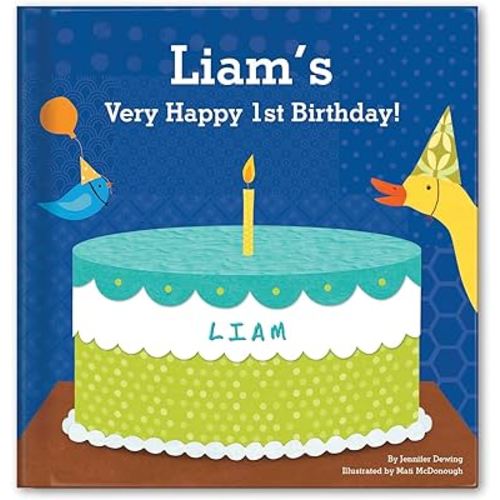 I See Me! Baby's First Birthday for Boys - Personalized Children's Story