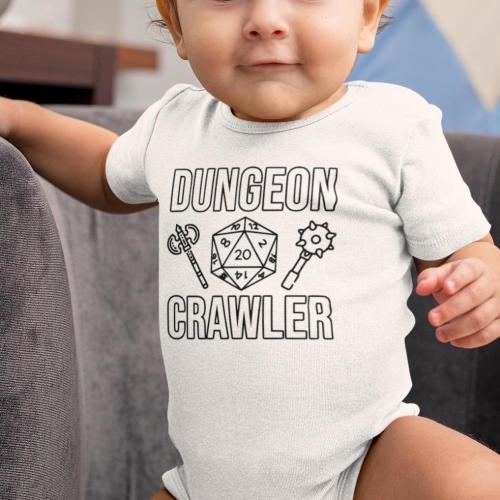Nerdy Gamer Baby Announcement, Pregnancy Reveal Cute Baby Outfit, Gift for Gamer Parents, Retro Nerd D20 TTRPG Dragon Baby Shower Gift