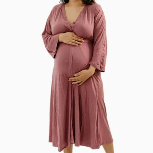 Lila Labor & Postpartum Gown in Sage