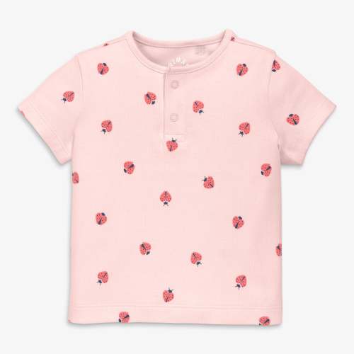 Clearance baby organic henley tee in baby bugs | Primary.com