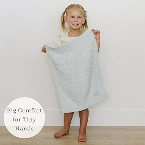 SARANONI Bamboni Baby Blanket | Luxury Plush Super Soft Blanket | Breathable Comfort Infant Baby Blankets for Boys & Girls | Sky Blue, Mini - 15” x 20”