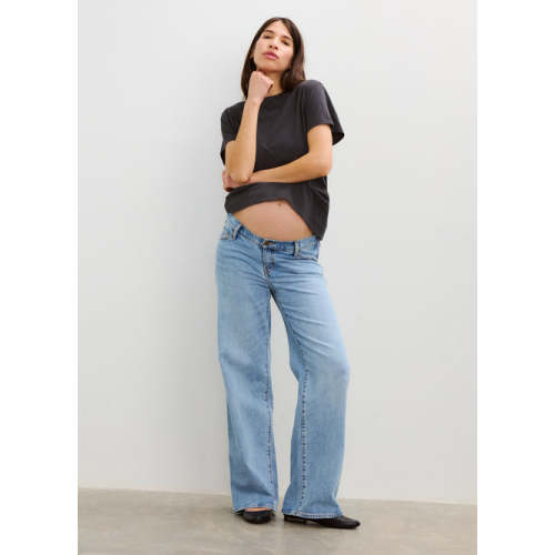 The Relaxed Wide Leg Maternity Jean