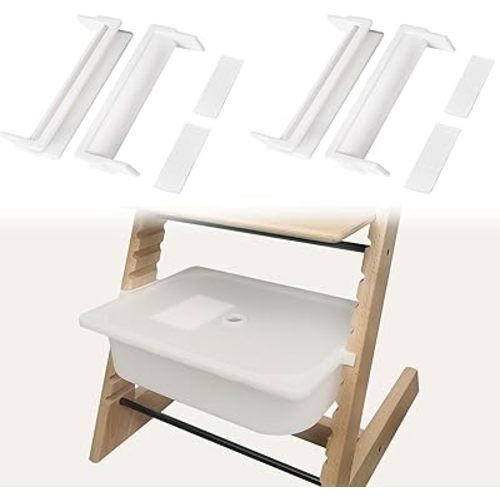 MITCHENIFY Trofast Adapters Compatible with Stokke Tripp Trapp High Chair and Trofast Plastic & Mesh Storage Bins, Accessories for Stokke Tripp Trapp High Chair, 2 Packs