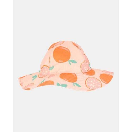 Orange Fruit Print Reversible Swim Hat - Orange/Peach | Carter's