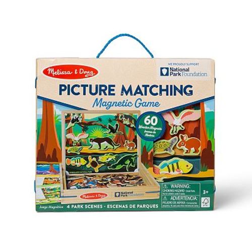 Melissa & Doug National Parks Wooden Picture Matching Magnetic Game