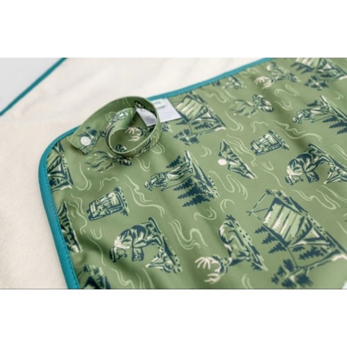 Ultra-Soft Bamboo Machine Washable and Wipeable Diaper Change Mat