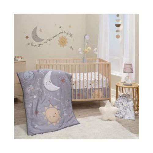 Bedtime Originals Celestial 3-Piece Nursery Baby Crib Bedding Set