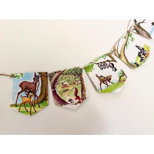 Bambi banner, Bambi party decorations, Bambi baby shower decor, Bambi nursery, Bambi birthday decoration, Bambi room decor, deer party