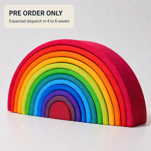 GRIMM’S Large Rainbow – 12 Piece Wooden Stacking Toy