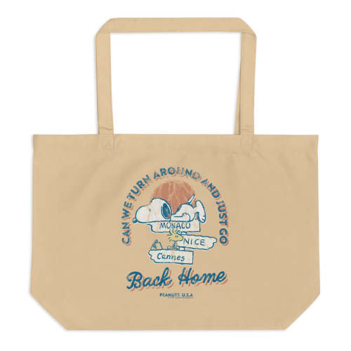 Peanuts Back Home Tote Bag
