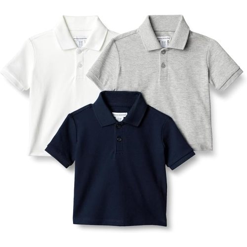 Amazon Essentials Baby-Boys Cotton Spandex Polo Shirt
