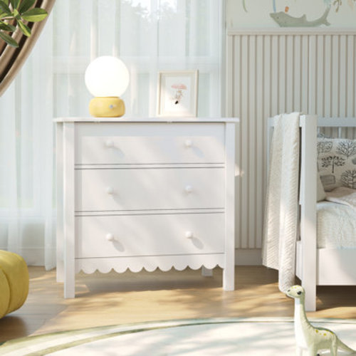 Winston Porter 27.5" Wide 3-Drawer Modern Accent Chest with Anti-Tip Safety Kit & Reviews | Wayfair