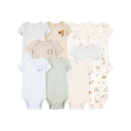 Baby 10-Pack Short-Sleeve Bodysuits | Carter's