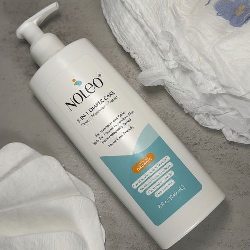 NOLEO 3-IN-1 Organic Diaper Rash Cream - EWG Verified
