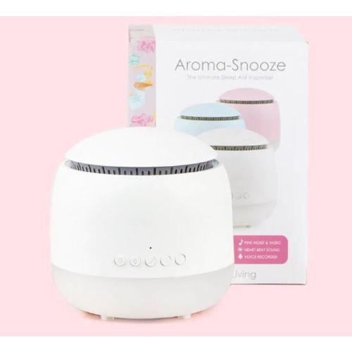 Lively Living Aroma-Snooze Sleep Aid + Sensitive Child Organic Oil 15ml - White