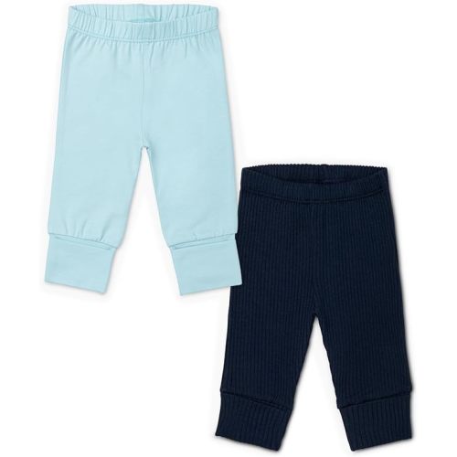 Monica + Andy Hello Baby Pants, 100% Organic Baby Clothes for Boys & Girls, Joggers, Sizes for Preemie, Newborn & Infant