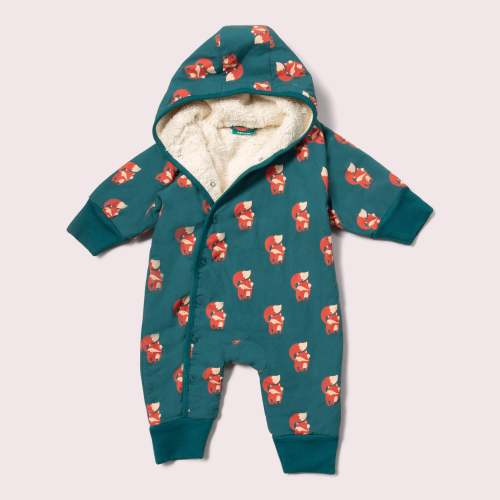 Red Foxes Sherpa Lined Snowsuit – Little Green Radicals