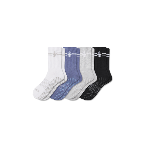 Women's Gripper Half Calf Sock 4-Pack