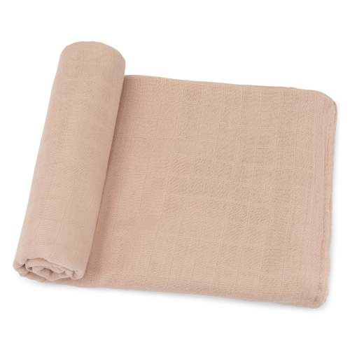 Muslin Swaddle Blanket in Blush (1 Pack) (Sale)