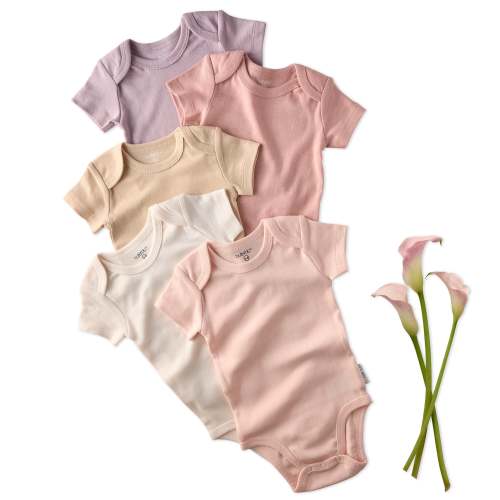 AVERY 5-Pack Short Sleeve Bodysuits