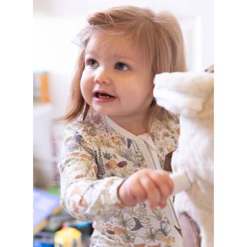Foxy Forest One-Piece Pajama 6-9M