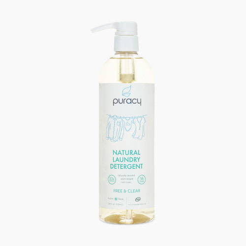Puracy Natural 10x Laundry Detergent - Free & Clear, 24 oz