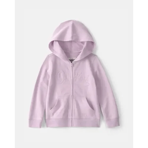 Toddler Girl OshKosh Logo Zip-Up Hoodie - Purple - OshKosh B'gosh | Carter's