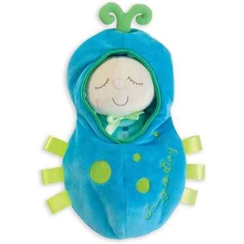 Manhattan Toy Snuggle Pod Snuggle Bug First Baby Doll with Cozy Sleep Sack for Ages 6 Months and Up