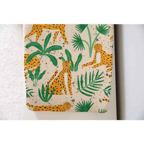 Jungle King | 100% Organic Cotton Muslin Fitted Crib Sheet