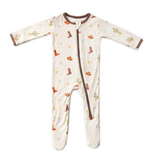 Western Zippered Footie