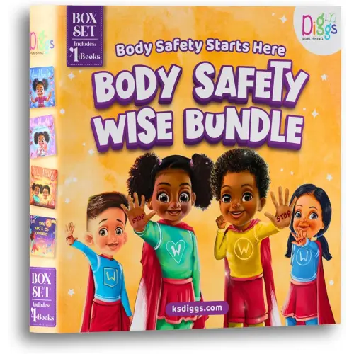 Body Safety Wise Bundle Set 1 (4 Book Box Set: Consent, Boundaries, Bodily Autonomy, Body Safety)