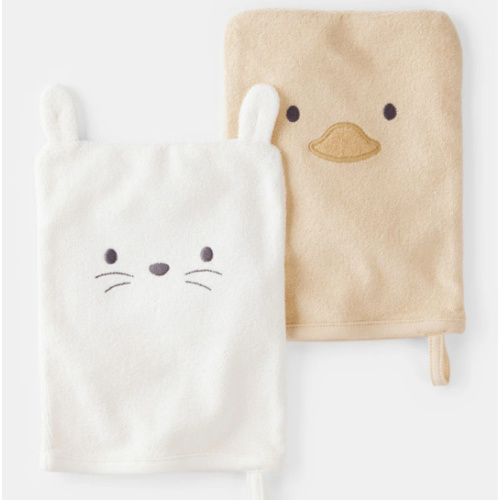 Baby 2-Pack Washcloths - Yellow | Carter's
