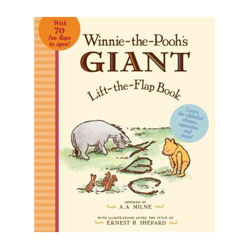 Winnie the Pooh's Giant Lift The-Flap - (Winnie-The-Pooh) by A A Milne (Board Book)