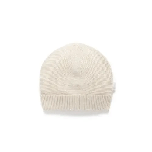 Purebaby Ess Textured Beanie Wheat melange | Baby Bunting AU