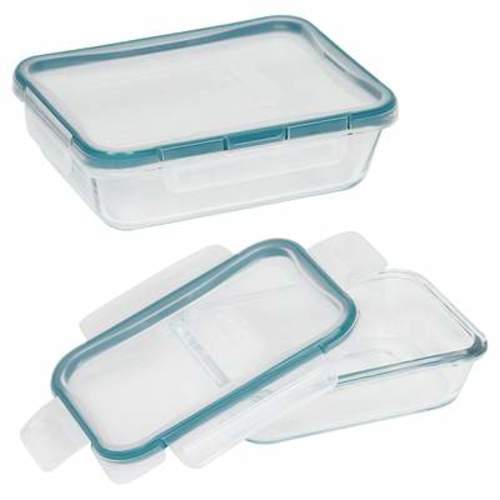 Snapware® Glass 4-piece Rectangular Food Storage Value Pack