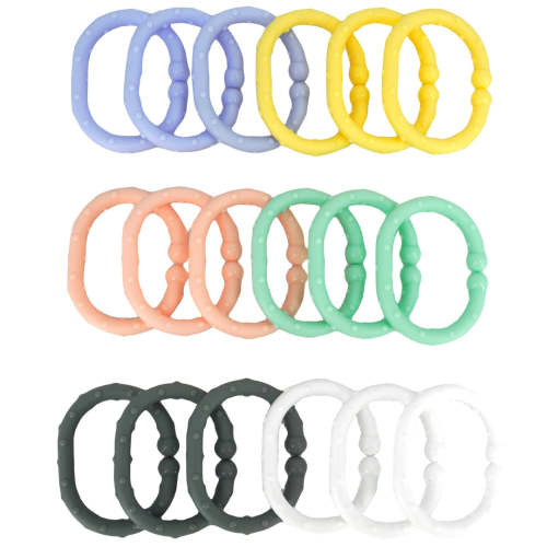 Lulyboo Linkables Linking ring set in Pastel