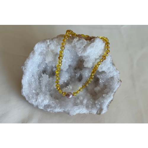 AMBER TEETHING NECKLACE – ELLA MAY
