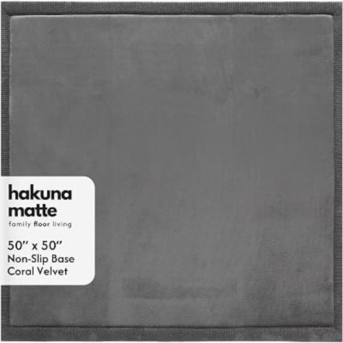 Hakuna Matte CloudSoft Play Mat - Beige 50" x 50" Super Soft