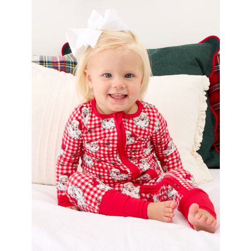 Christmas Convertible One Piece Pajama, Bamboo Viscose