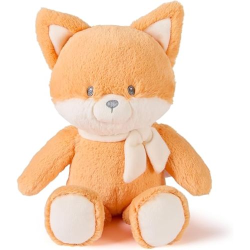 GUND Baby Sustainable Fox Plush, Stuffed Animal Made from 100% Recycled Materials, Spring Decor for Babies and Newborns, Orange/Cream, 13”